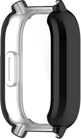 XIAOMI Redmi Watch 5 Lite ile Uyumlu Tam Kapatan Çerceve Önü Kapalı Tasarım Silikon Kılıf Çerçeve Darbe ve çiziklere Karşı Koruma Şeffaf