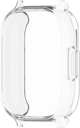 XIAOMI Redmi Watch 5 Lite ile Uyumlu Tam Kapatan Çerceve Önü Kapalı Tasarım Silikon Kılıf Çerçeve Darbe ve çiziklere Karşı Koruma Şeffaf