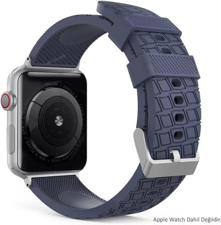 Apple Watch Uyumlu Silikon Kayış 42-44-45-46-49mm Terletmeyen Yumuşak Spor Günlük Kullanım Apple Watch Band