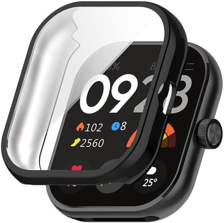 Xiaomi Redmi Watch 5 ile uyumlu Kılıf Ekranı Tam Kapatan Silikon Yapılı Ekran Koruma Redmi Watch 5 ile uyumlu Ekran Koruyucu (Şeffaf)