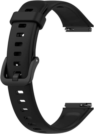 Huawei Band 7 Kordon, Silicone Sport Band Siyah