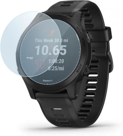 Garmin Forerunner 55 İle Uyumlu Ekran Koruyucu Çizilmeye Dayanıklı Akıllı Saat Koruması, 9H Temperli Kırılmaz Esnek Nano Cam, Hd Şeffaf 2 Adet