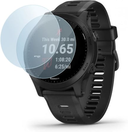 Garmin Forerunner 55 İle Uyumlu Ekran Koruyucu Çizilmeye Dayanıklı Akıllı Saat Koruması, 9H Temperli Kırılmaz Esnek Nano Cam, Hd Şeffaf 2 Adet