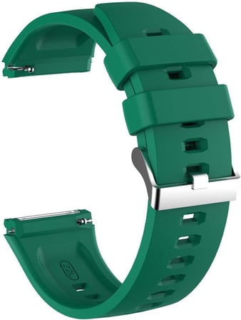 Huawei Watch 2 Classic için Kordon, Silicone RapidBands Koyu Yeşil [Watch 2 Classic ile Uyumlu Kordon - Koyu Yeşil]