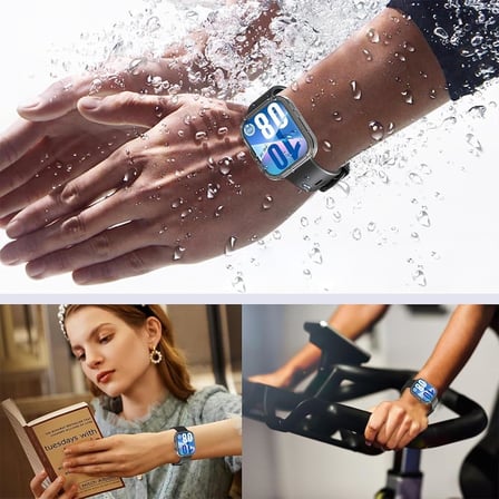 Huawei Watch Fit 4 Pro için Kılıf 360 Full Round Soft Silicone Şeffaf [Watch Fit 4 Pro ile Uyumlu Kılıf - Şeffaf]
