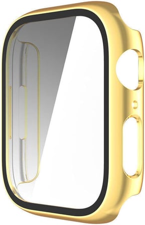 Apple Watch Series 6 44mm için Kılıf Matte Premium Slim WatchBand Gold [Watch Series 6 44mm ile Uyumlu Kılıf - Gold]
