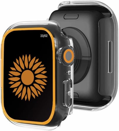 [Watch 3 2 1 42MM] Watch 3 2 1 42MM Kasa Kılıf Neon Sert Şeffaf Tam Kaplayan Watch Kılıf Koruyucu Kılıf Parlak Renkli Apple Watch 3 2 1 42MM ile Uyumludur
