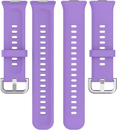 Huawei Watch Fit 3 ile uyumlu Saat Kayışı Ent Kaliteli Huawei Watch Fit 3 ile uyumlu Spor Saat Kontrast Renkli Lagniappe Silikon Kordon (Siyah)