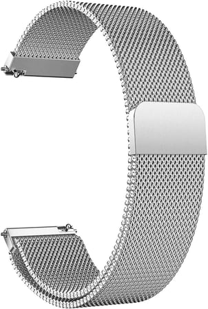 Garmin Forerunner 265 Milanese Loop Kordon (Garmin Forerunner 265 ile Uyumlu Kordon, Akıllı Saat Kayışı)