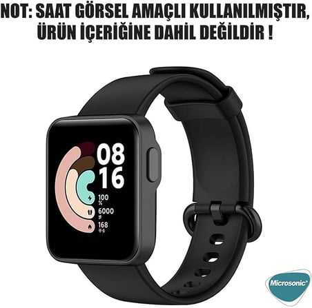 Xiaomi Mi Watch Lite Kordon, Silicone Sport Band Lacivert