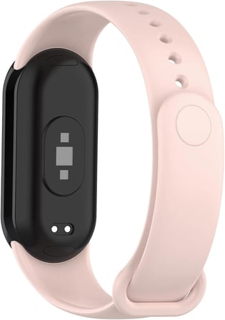 Xiaomi Mi Band 8 için Silikon Kordon Pudra [Mi Band 8 ile Uyumlu Kordon - Pudra]