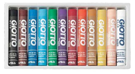 GIOTTO PASTEL BOYA YAĞLI OLIO 12 LI 293000