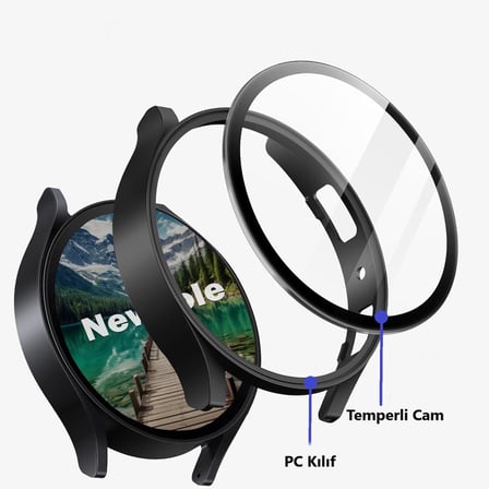 Galaxy Watch Fe 5 4 40MM için Watch Ekran Koruyucu Tam Kaplayan Watch Kasa Koruyucu Kılıf Yüksek Hassasiyetli Kılıf Samsung Watch 4 5 Fe 40MM ile Uyumludur (Yeşil)