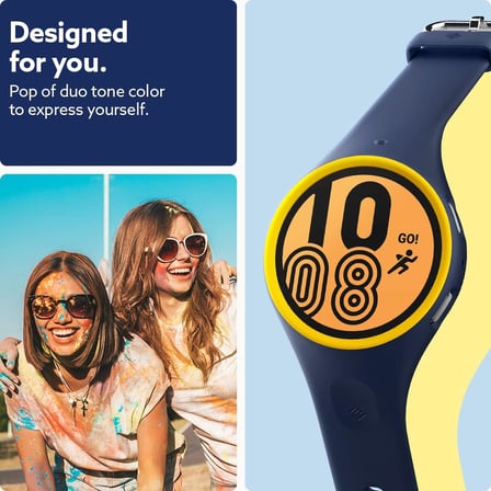 Spigen Galaxy Watch 5 / Watch 4 (44mm) ile Uyumlu Kılıf Nano Pop Blueberry Navy - ACS05135