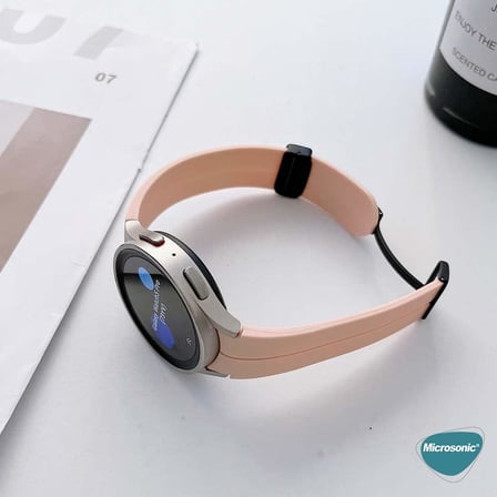 Samsung Galaxy Watch 4 Classic 46mm Kordon Ribbon Line Gri