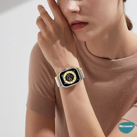 Apple Watch Ultra için Kordon Hike Spiral Siyah [Watch Ultra ile Uyumlu Kordon - Siyah]
