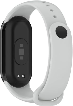 Xiaomi Mi Band 8 Mi Band 9 Mi Band 10 ile Uyumlu Silikon Kordon Kayış Metal Pimli