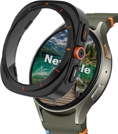 Samsung Galaxy Watch 6 40MM İçin Ultra Görünümlü Ekran Koruyucu Kılıf - Tam Kaplayan Kasa Koruyucu