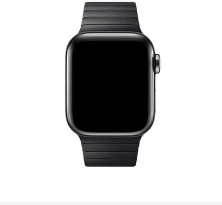 Apple İle Uyumlu Watch 38mm/40mm KRD-35 Metal Kordon Siyah