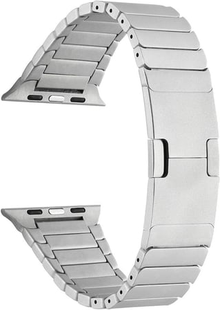 Apple İle Uyumlu Watch 38mm/40mm KRD-35 Metal Kordon Siyah