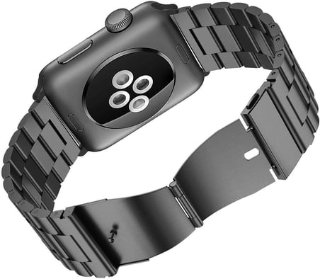 Apple Watch Series 10 42mm Metal Stainless Steel Kordon (Apple Watch Series 10 42mm ile Uyumlu Kordon, Akıllı Saat Kayışı)