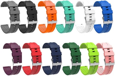 Turuncu KRD-23 20mm Zore Kordon-Turuncu Gear S2 ile uyumlu