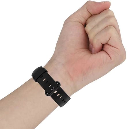 Redmi Watch 2 Lite Klasik Silikon Kordon – Ayarlanabilir Delikli Tasarım, Metal Tokalı, Yumuşak ve Dayanıklı Spor Kayış