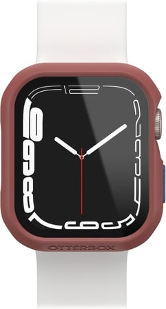 Eclipse Tampon, Apple Watch Serisi 9/8/7-41mm için Dahili Ekran Koruyucu, Temperli Cam, Darbeye ve Düşmeye Karşı Koruyucu ve Apple Watch Uyumlu İnce Koruyucu Kılıf, Kahverengi