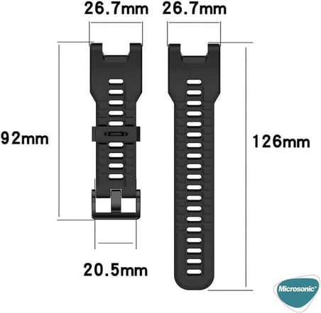 Amazfit T-Rex Pro Kordon Silicone Sport Band Beyaz