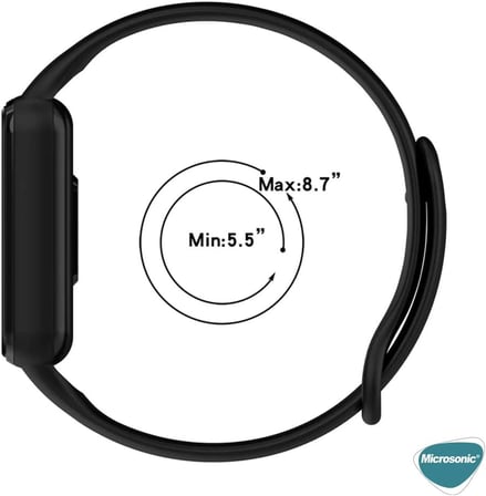 Amazfit Band 7 Silikon Kordon Lila