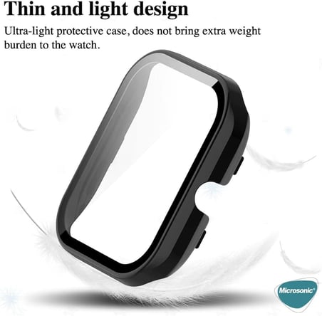 Amazfit GTS 4 Mini için Kılıf Clear Premium Slim WatchBand Şeffaf [GTS 4 Mini ile Uyumlu Kılıf - Şeffaf]