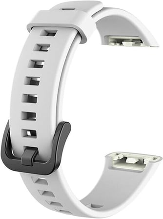 Huawei Band 6 için Kordon Silicone Sport Band Beyaz [Band 6 ile Uyumlu Kordon - Beyaz]