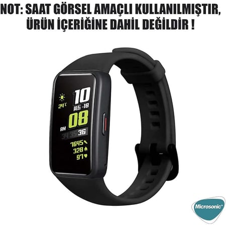 Huawei Band 6 için Kordon Silicone Sport Band Beyaz [Band 6 ile Uyumlu Kordon - Beyaz]
