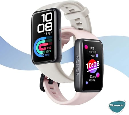 Huawei Band 6 için Kordon Silicone Sport Band Beyaz [Band 6 ile Uyumlu Kordon - Beyaz]