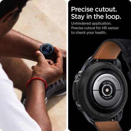 Galaxy Watch 3 (41mm) ile Uyumlu Kılıf Liquid Air Matte Black - ACS01561