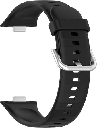 Huawei Watch Fit 5 için Kordon, Silicone Sport Band Siyah [Watch Fit 5 ile Uyumlu Kordon - Siyah]