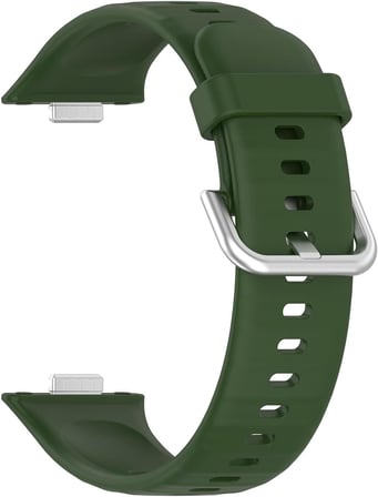 Huawei Watch Fit 5 için Kordon, Silicone Sport Band Koyu Yeşil [Watch Fit 5 ile Uyumlu Kordon - Koyu Yeşil]