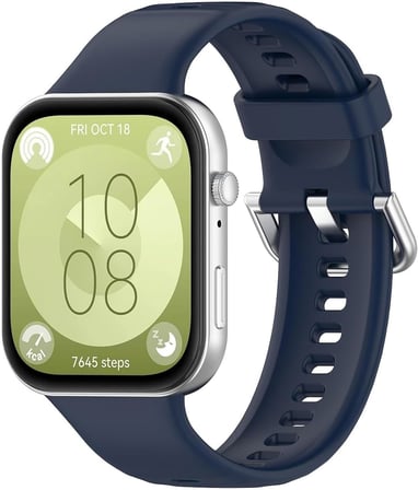 Huawei Watch Fit 5 için Kordon, Silicone Sport Band Lacivert [Watch Fit 5 ile Uyumlu Kordon - Lacivert]