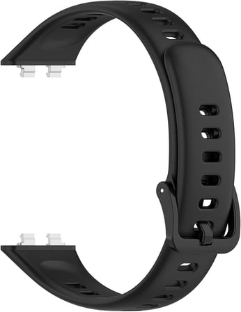 Huawei Band 11 için Kordon, Silicone Sport Band Siyah [Band 11 ile Uyumlu Kordon - Siyah]