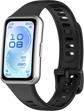 Huawei Band 11 için Kordon, Silicone Sport Band Siyah [Band 11 ile Uyumlu Kordon - Siyah]