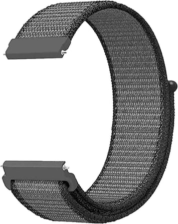 Xiaomi Watch 5 için Hasırlı Kordon Woven Sport Loop Gri [Watch 5 ile Uyumlu Kordon - Gri]