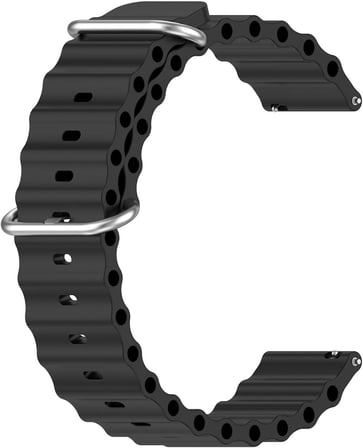 Xiaomi Watch 5 için Kordon Ocean Band Siyah [Watch 5 ile Uyumlu Kordon - Siyah]