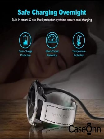 CaseOnn Şarj Kablosu Siyah Fenix 7X ile uyumlu