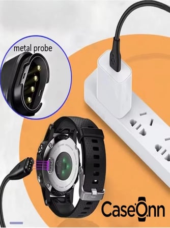 CaseOnn Şarj Kablosu Siyah Fenix 7X ile uyumlu