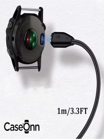 CaseOnn Şarj Kablosu Siyah Fenix 7X ile uyumlu