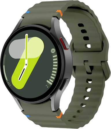 Huawei ile Uyumlu Watch 3 Gt Gt2 Gt2e Gt3 Gt4 Gt 5 Pro Se Elite 46mm Uyumlu 22mm Spor Silikon Kordon (Haki)