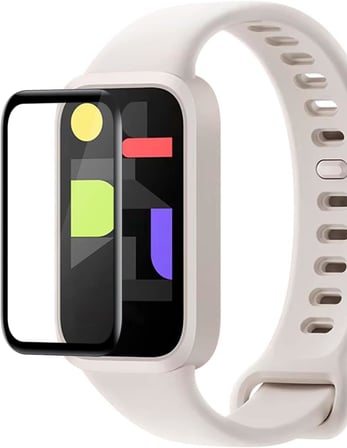 Xiaomi Redmi Band 3 Tam Kaplayan Nano Cam Ekran Koruyucu Siyah [Redmi Band 3 ile Uyumlu Ekran Koruyucu - Siyah]