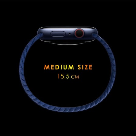 Xiaomi Watch S4 Kordon, (Medium Size, 155mm) Braided Solo Loop Band Siyah [Watch S4 ile Uyumlu Kordon - Siyah]