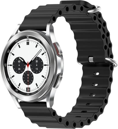 Huawei Watch GT5 46mm Kordon Ocean Band Siyah [Watch GT5 46mm ile Uyumlu Kordon - Siyah]