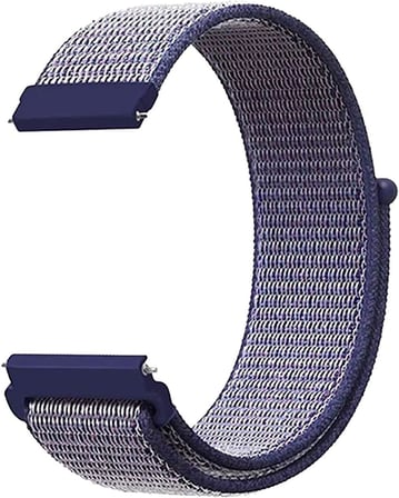 Xiaomi Watch S1 Pro Hasırlı için Kordon Woven Sport Loop Mor [Watch S1 Pro ile Uyumlu Kordon - Mor]